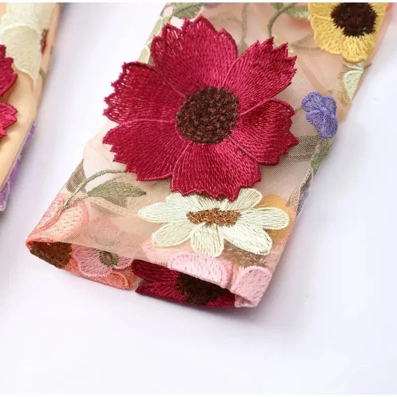 Drune | handgefertigtes Blumenkleid
