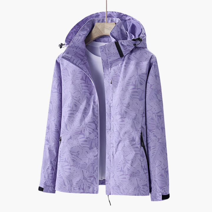 Drune | Kapuzenjacke Mit Blättermuster Für Damen - Herbst