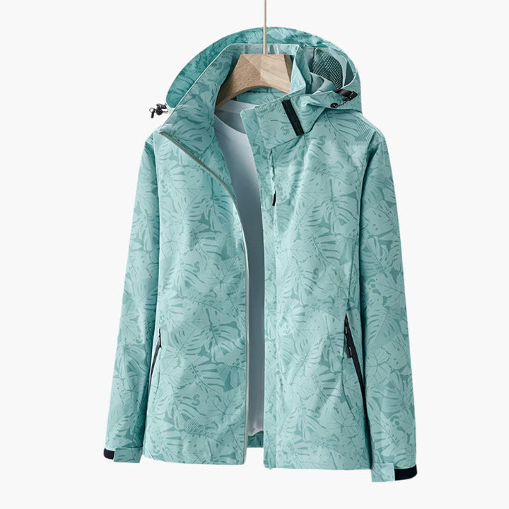Drune | Kapuzenjacke Mit Blättermuster Für Damen - Herbst