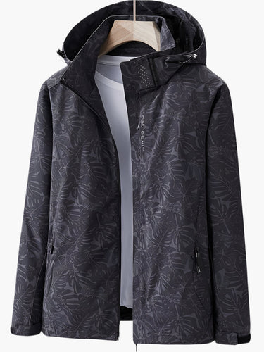 Drune | Kapuzenjacke Mit Blättermuster Für Damen - Herbst