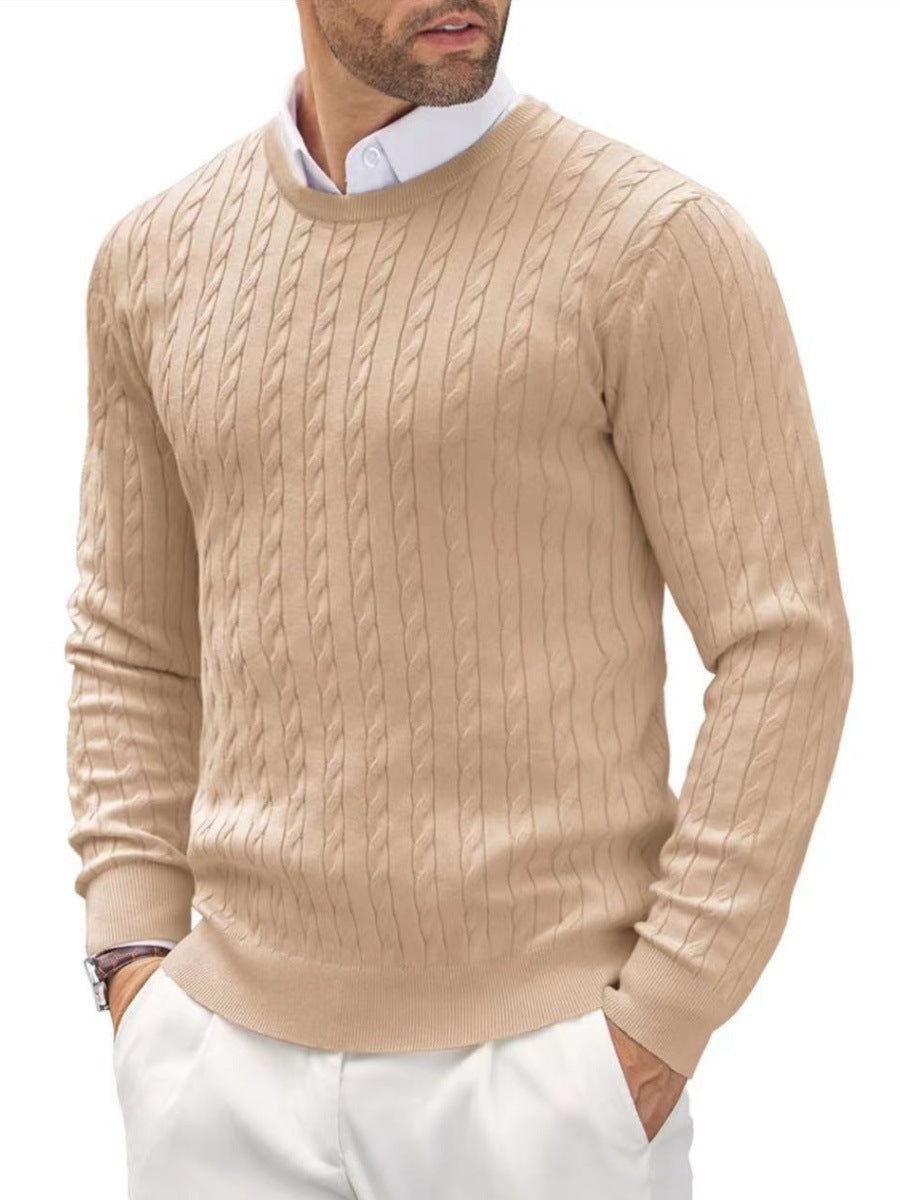Drune | Eleganter Zopfstrickpullover für Männer