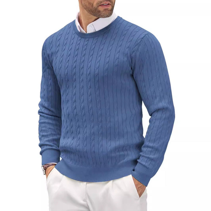 Drune | Eleganter Zopfstrickpullover für Männer