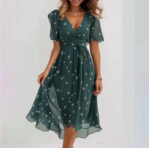 Drune | V-ausschnitt Kleid