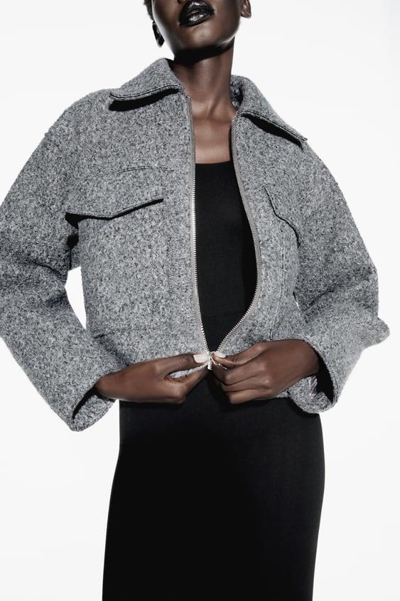 Drune | Kragen Kürzere Jacke