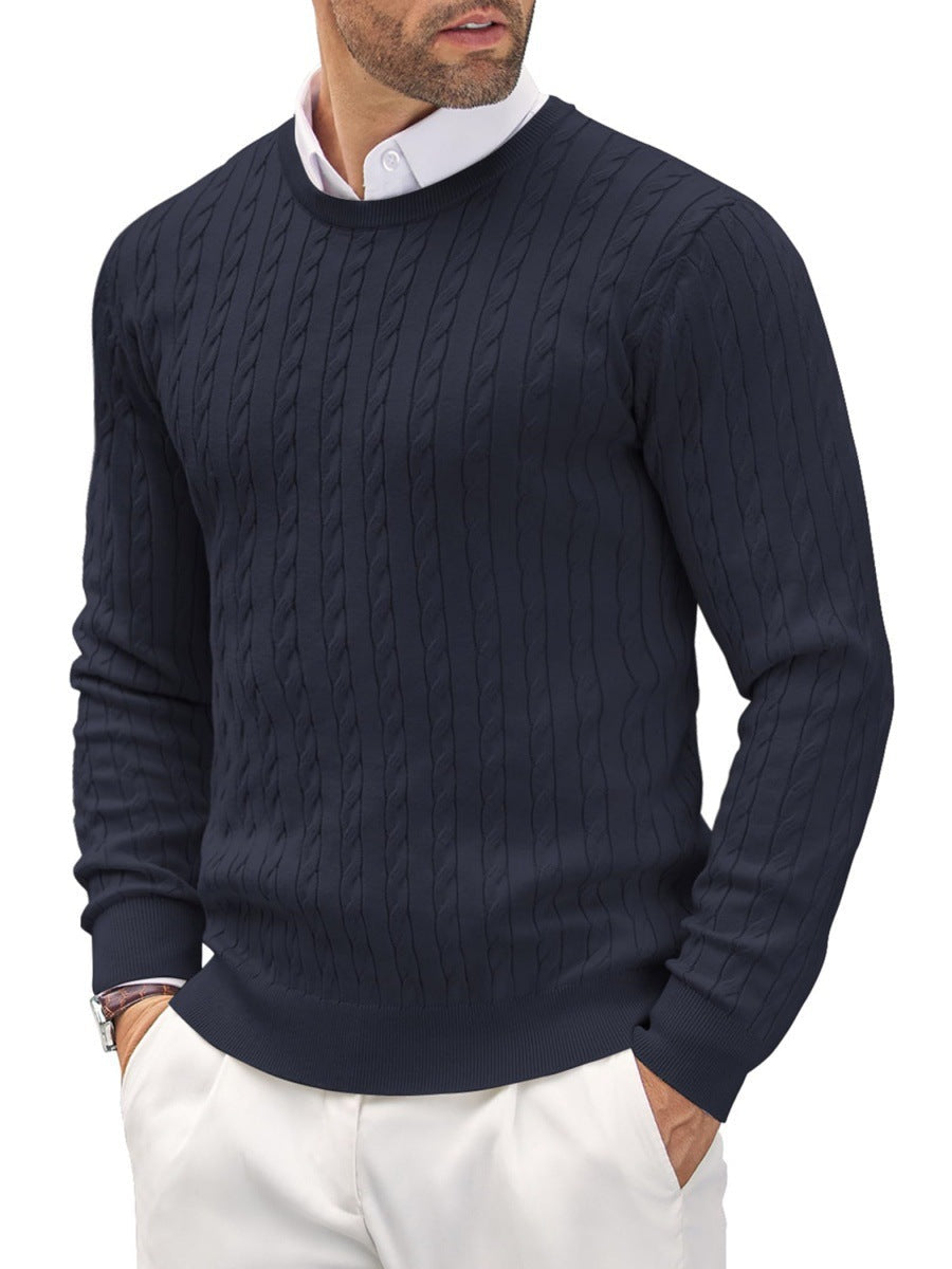 Drune | Eleganter Zopfstrickpullover für Männer