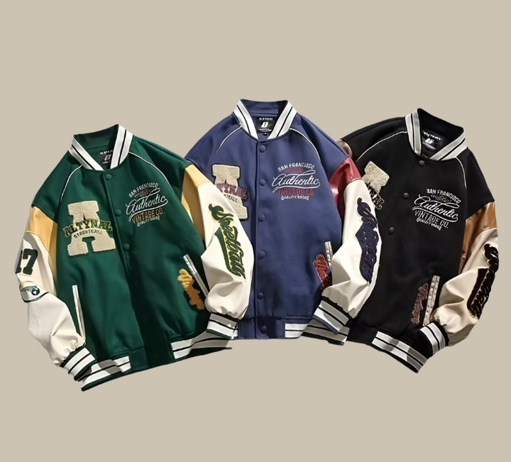 Drune - Yanks Vintage Bomberjacke, Übergrößen Herrenmodell