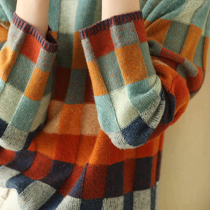 Drune | Kariertes Rollkragenpullover