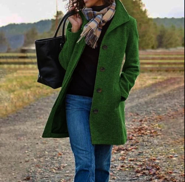 Drune | Langer Trenchcoat Für Damen Im Winter Warm