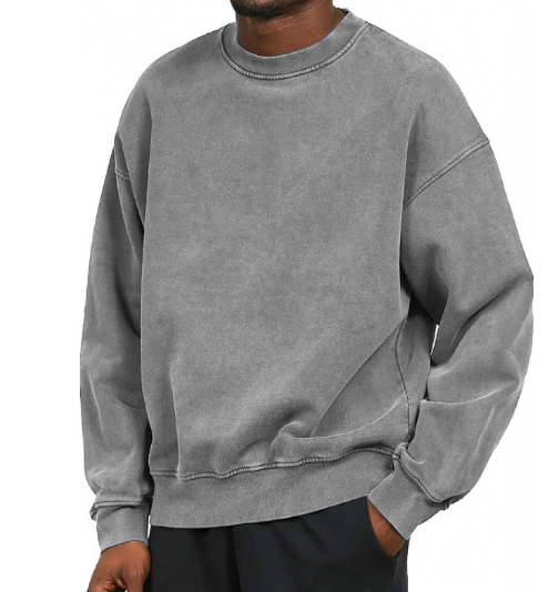 Drune | Lässiges Sweatshirt mit Rundhalsausschnitt Baumwolle Weich und Bequem