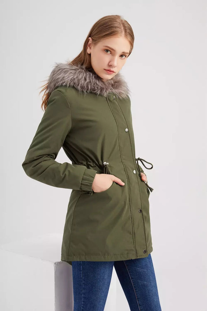 Drune | Winterparka mit Kunstfell