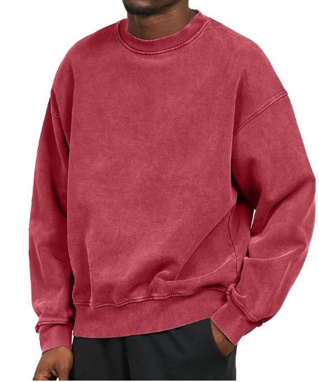 Drune | Lässiges Sweatshirt mit Rundhalsausschnitt Baumwolle Weich und Bequem