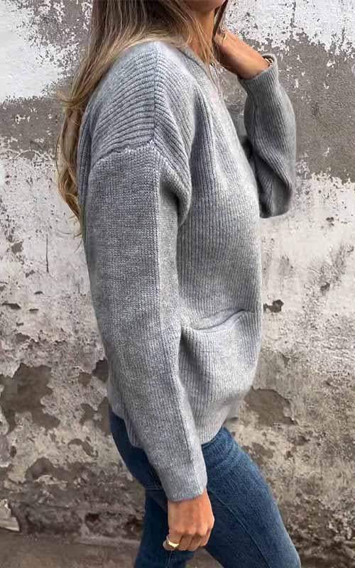 Drune | Bequemes Damen Sweatshirt mit Taschen