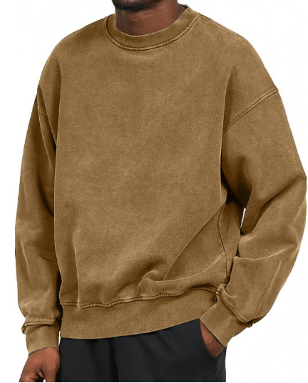Drune | Lässiges Sweatshirt mit Rundhalsausschnitt Baumwolle Weich und Bequem
