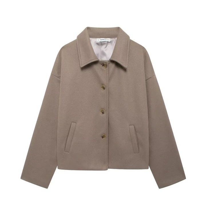 Drune | Wolljacke mit Knöpfen Wollmischung Elegant und Warm