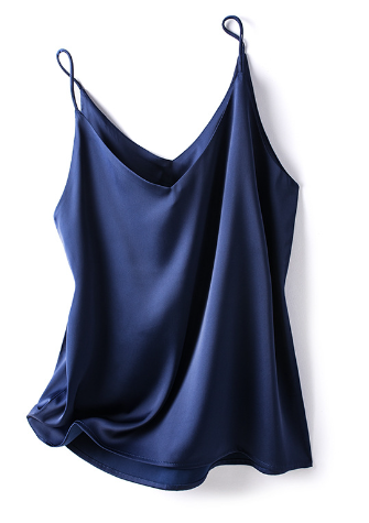 Drune | Satin Unterhemd Mit Spaghettiträgern Für Damen