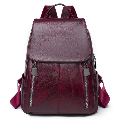 Drune | Diebstahlsicherer Lederrucksack Für Damen