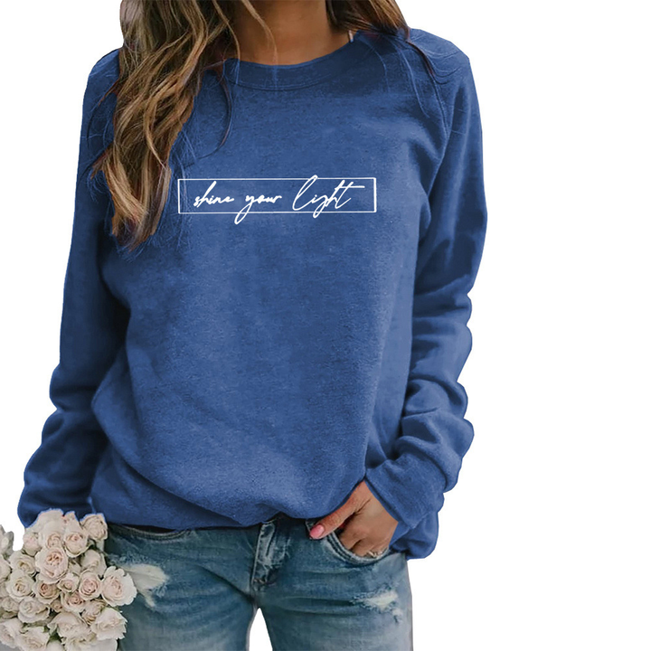 Drune | Lässiges Sweatshirt mit Motivierendem Druck