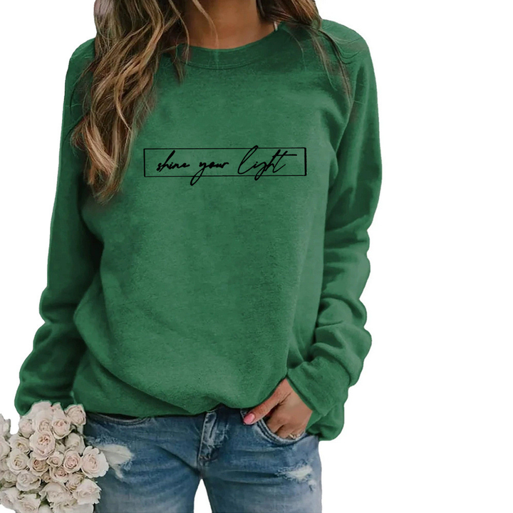 Drune | Lässiges Sweatshirt mit Motivierendem Druck