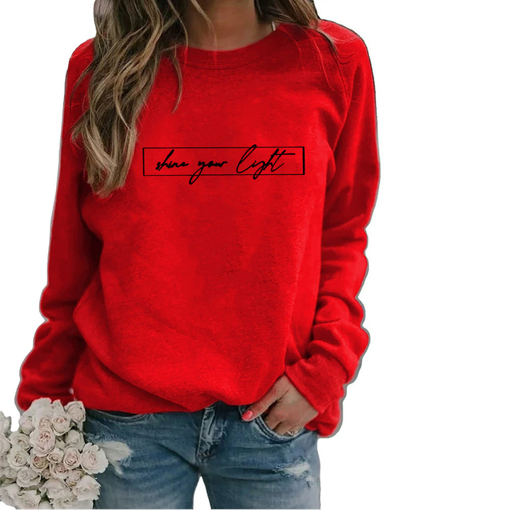 Drune | Lässiges Sweatshirt mit Motivierendem Druck