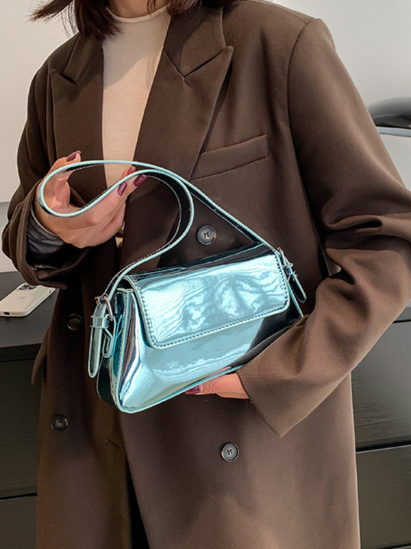 Drune | Mode Kleine Hochglanz-handtasche