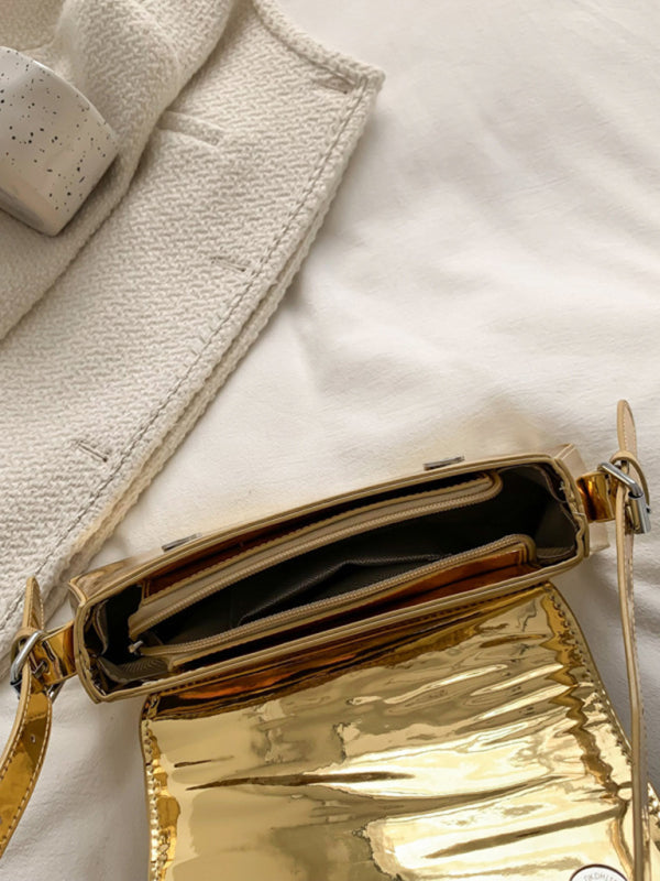 Drune | Mode Kleine Hochglanz-handtasche