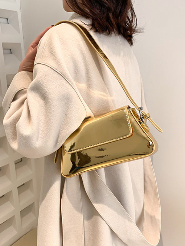 Drune | Mode Kleine Hochglanz-handtasche