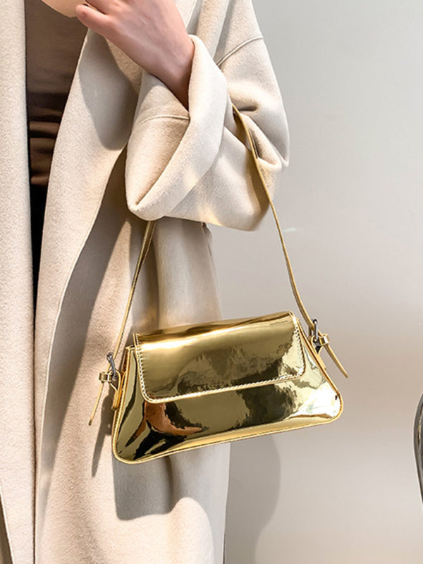 Drune | Mode Kleine Hochglanz-handtasche
