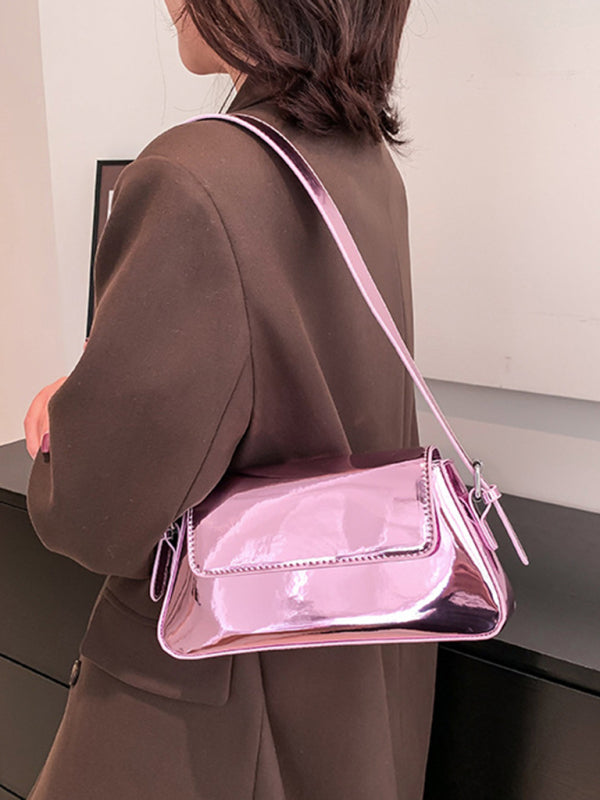 Drune | Mode Kleine Hochglanz-handtasche