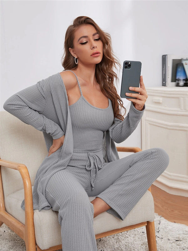 Drune | Luxus 3-teiliges Loungewear-Set für Damen