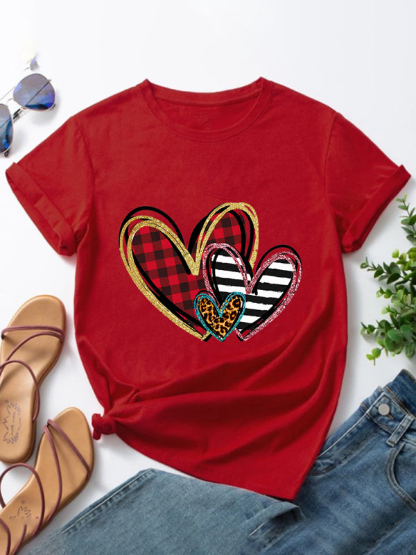 Drune | Damen Grafikdruck Kurzarm-T-Shirt