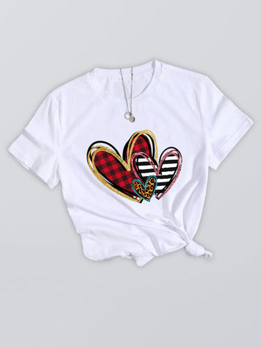Drune | Damen Grafikdruck Kurzarm-T-Shirt