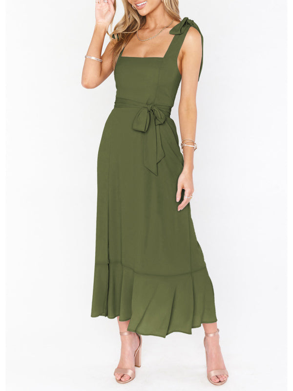 Drune | Damen Elegantes und Modisches Pendel Schlitz Französisches High-end Gefühl Kleid
