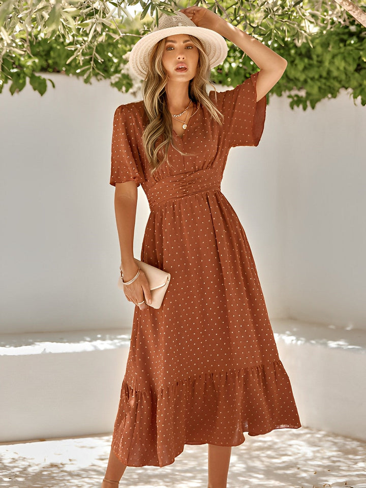Drune | Maxikleid Mit Gürtel Für Frauen