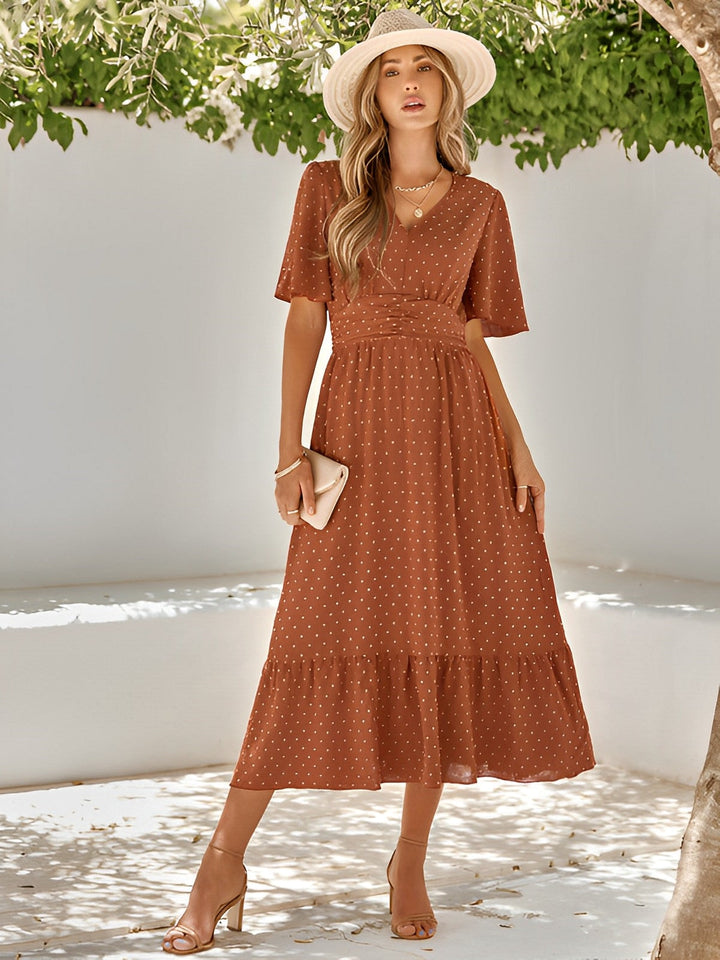 Drune | Maxikleid Mit Gürtel Für Frauen