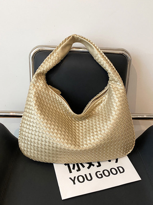 Drune | Französische Hochwertige Gewebte Tasche, Vielseitige Schulter Achseltasche, Nischenstruktur Tragbare Pendeltasche