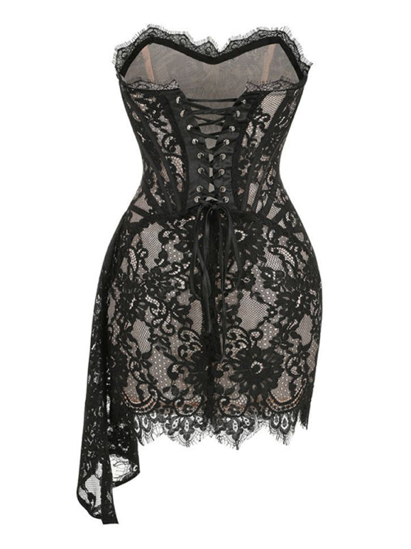 Drune | Elegance Spitze Korsett Minikleid