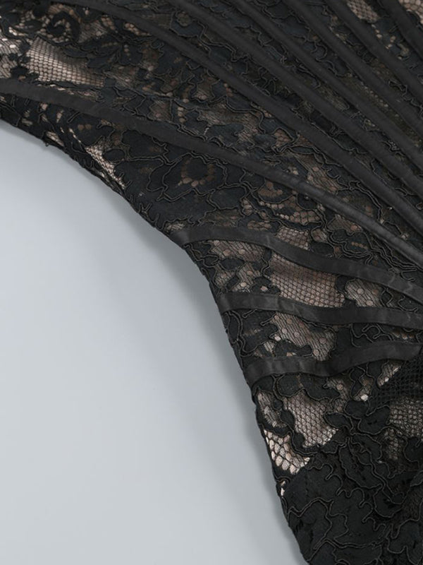 Drune | Elegance Spitze Korsett Minikleid