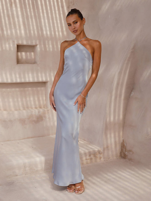 Drune | Rückenfreies Neckholder Maxikleid