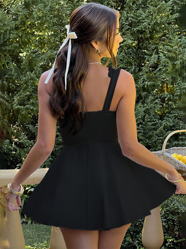 Drune | Neues Rückeloses Sling-Spitzenkleid