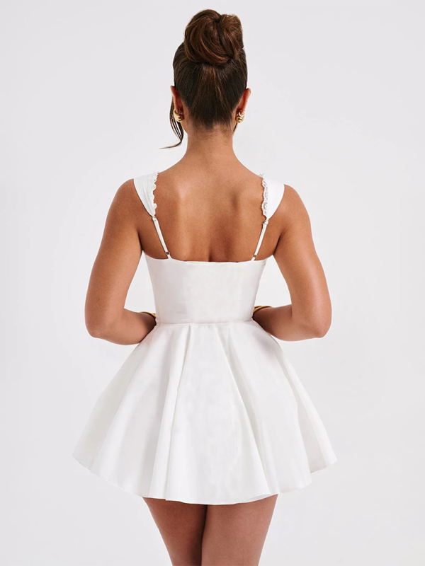 Drune | Neues Rückeloses Sling-Spitzenkleid