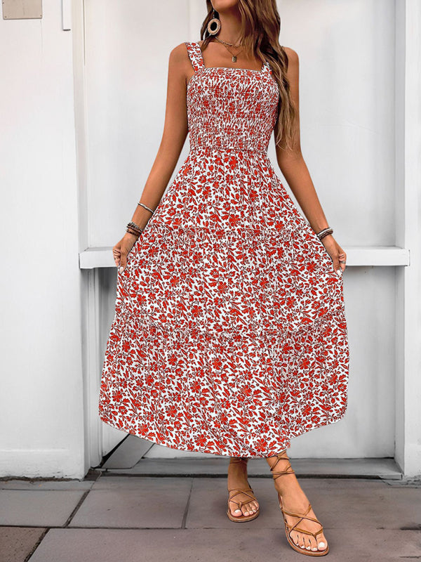Drune | Neuer Stil Bedrucktes Trägerkleid