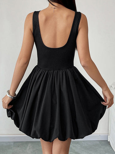 Drune | Neues Ärmelloses Blumiger Minikleid Weste Kleid