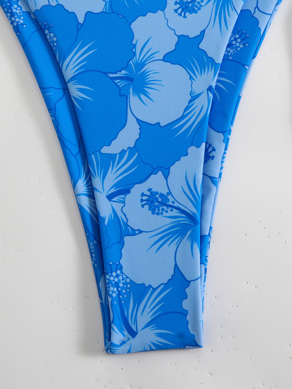 Drune | Blumenmuster Halterneck-Bikini