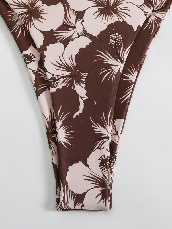Drune | Blumenmuster Halterneck-Bikini