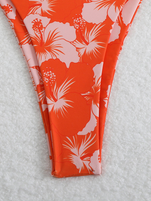 Drune | Blumenmuster Halterneck-Bikini