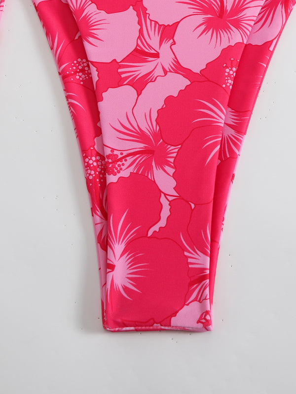Drune | Blumenmuster Halterneck-Bikini