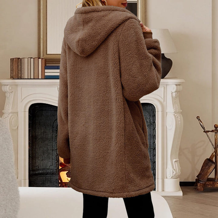 Drune | Weiche Fleece Winterjacke damen Mit Kapuze