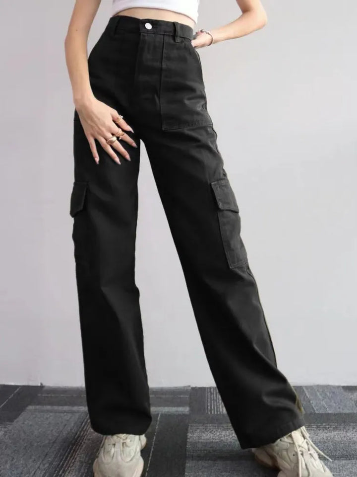 Drune | Stylische Cargohose Damen mit Taschen und Bequemer Passform