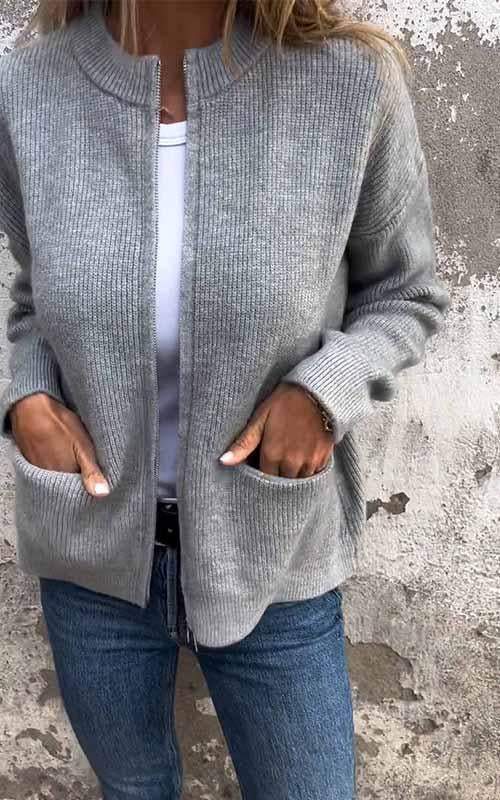 Drune | Bequemes Damen Sweatshirt mit Taschen