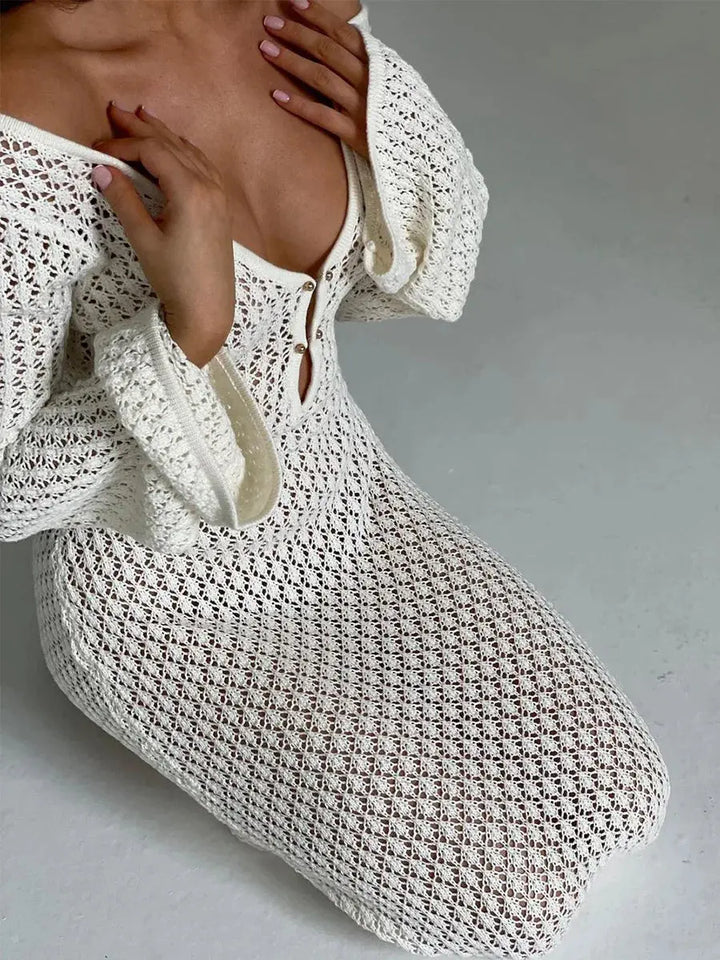 Drune | Weißes Sommerkleid